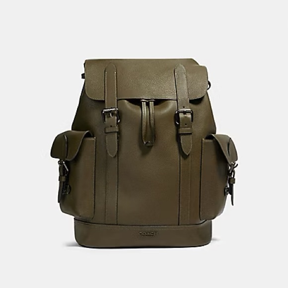 NWT • Coach Hudson Backpack • (Hunter/Olive Green) • New With Tags - Picture 10 of 11